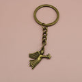 Metal Angel Keychain Bag Charm Gift view 6