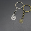 Metal Sunflower Keychain Floral Bag Charm Party Gift view 3
