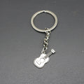 Metal Guitar Keychain Music Lover Bag Charm Gift view 4