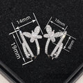 Korean European Butterfly Line Stud Earrings For Women, Sweet Elegant Daily Fashion Jewelry view 4