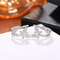 Korean European Butterfly Line Stud Earrings For Women, Sweet Elegant Daily Fashion Jewelry view 5