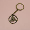 Zinc Alloy Celtic Knot Keychain Key Ring Gift – Antique Copper view 6