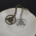 Zinc Alloy Celtic Knot Keychain Key Ring Gift – Antique Copper view 4