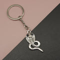Metal Cobra Keychain Minimalist Bag Charm view 1
