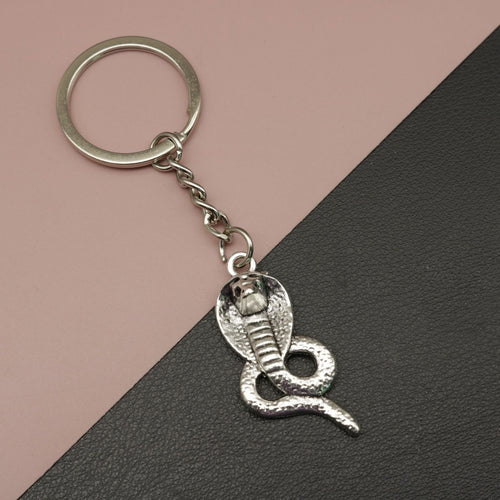 Metal Cobra Keychain Minimalist Bag Charm