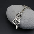 Metal Cobra Keychain Minimalist Bag Charm view 4