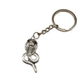 Metal Cobra Keychain Minimalist Bag Charm view 5