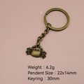 Metal Crab Keychain Bag Charm Gift view 2