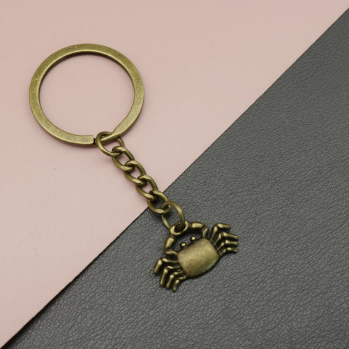 Metal Crab Keychain Bag Charm Gift