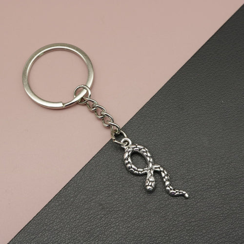 Metal Snake Keychain Bag Charm Gift for Women
