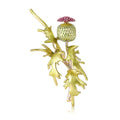 Premium Alloy Enamel Primrose Brooch For Women's Coat And Cardigan view 5