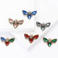 Alloy Rhinestone Bee Brooch Pin For Suits Coats And Apparel view 1