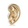 Alloy Polished Ear Brooch Pin For Unisex Suit Coat Decoration view 5