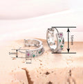 Colorful Floral Ring For Women, Fresh Flower Design Fashion Jewelry, Direct view 3