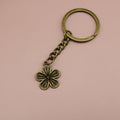 Metal Minimal Flower Keychain Bag Charm Gift Wholesale view 6