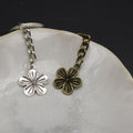Metal Minimal Flower Keychain Bag Charm Gift Wholesale view 3