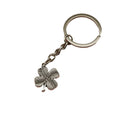 Zinc Alloy Four Leaf Clover Keychain Lucky Bag Charm Gift – Antique Copper view 5