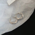 2026 New High-End Metal Double Hoop Ear Cuff Earrings For Women Minimalist Geometric Circle Design view 2