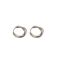 2026 New High-End Metal Double Hoop Ear Cuff Earrings For Women Minimalist Geometric Circle Design view 5