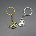 Metal Horse Shape Keychain Bag Charm Gift Key Ring view 4