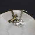 Metal Horse Shape Keychain Bag Charm Gift Key Ring view 3