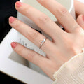 Korean Japanese Minimalist Heart Ring For Women, Sweet Daily Commute Fashion Jewelry view 3