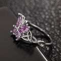 Korean Sweet Cool Butterfly Ring For Women Fashion Personalized Finger Jewelry view 3