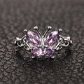 Korean Sweet Cool Butterfly Ring For Women Fashion Personalized Finger Jewelry view 1