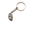 Metal Heart Keychain Bag Charm – Antique Copper view 5
