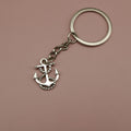 Metal Anchor Shape Keychain Bag Charm Gift Key Ring view 6