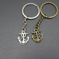 Metal Anchor Shape Keychain Bag Charm Gift Key Ring view 2