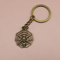 Metal Spider Skull Keychain Key Ring Bag Charm Gift view 6