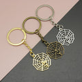 Metal Spider Skull Keychain Key Ring Bag Charm Gift view 1