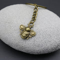 Zinc Alloy Bee Shape Keychain For Bag Charm Gift view 2