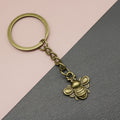 Zinc Alloy Bee Shape Keychain For Bag Charm Gift view 1