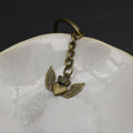 Metal Heart Crown Wings Keychain Gift view 3