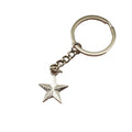 Zinc Alloy Five Point Star Keychain Bag Charm Gift view 5