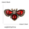 Alloy Rhinestone Bee Brooch For Suit And Coat Decoration view 4