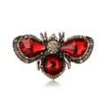 Alloy Rhinestone Bee Brooch For Suit And Coat Decoration view 5