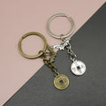 Metal Lucky Coin Bat Keychain Bag Charm view 1
