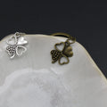Zinc Alloy Four Leaf Clover Keychain Bag Charm Gift – Antique Copper view 4