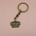 Zinc Alloy Crown Pendant Keychain Bag Charm Gift view 6