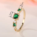 Women's Light Luxury Geometric Ring, Simple Delicate Trendy Single Ring For Fashion Daily Wear view 4