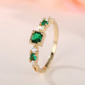 Women's Light Luxury Geometric Ring, Simple Delicate Trendy Single Ring For Fashion Daily Wear view 5