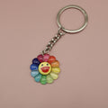 Metal Sunflower Keychain Floral Bag Charm Gift view 2