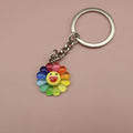 Metal Sunflower Keychain Floral Bag Charm Gift view 3