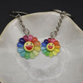 Metal Sunflower Keychain Floral Bag Charm Gift view 4