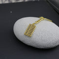 Metal Abacus Keychain Bag Charm view 2