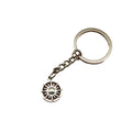 Zinc Alloy Sun Pendant Keychain Bag Charm Gift view 5