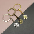 Zinc Alloy Sun Pendant Keychain Bag Charm Gift view 1